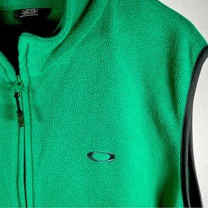 Oakley Fleece Zipper Vest - Green - Mens (Size: XXL/TTG) - RN# 96548